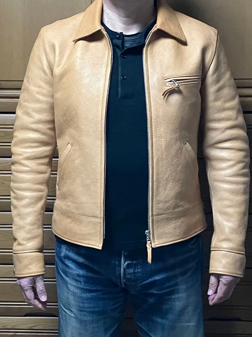 Thomas　TENGIN WORKS レザージャケット サイズ42