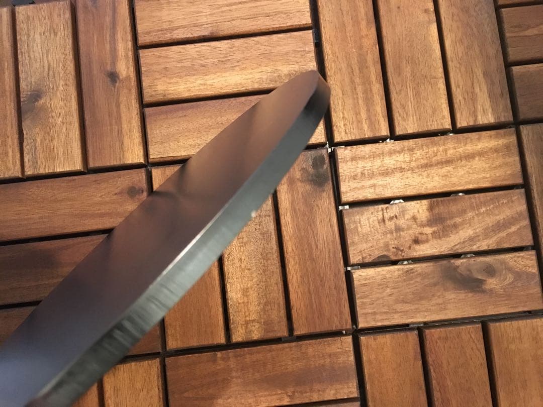 金属ブラシ磨き！直径33cm 9mm極厚鉄板！＋スパチュラ大トンボ 収納袋セット