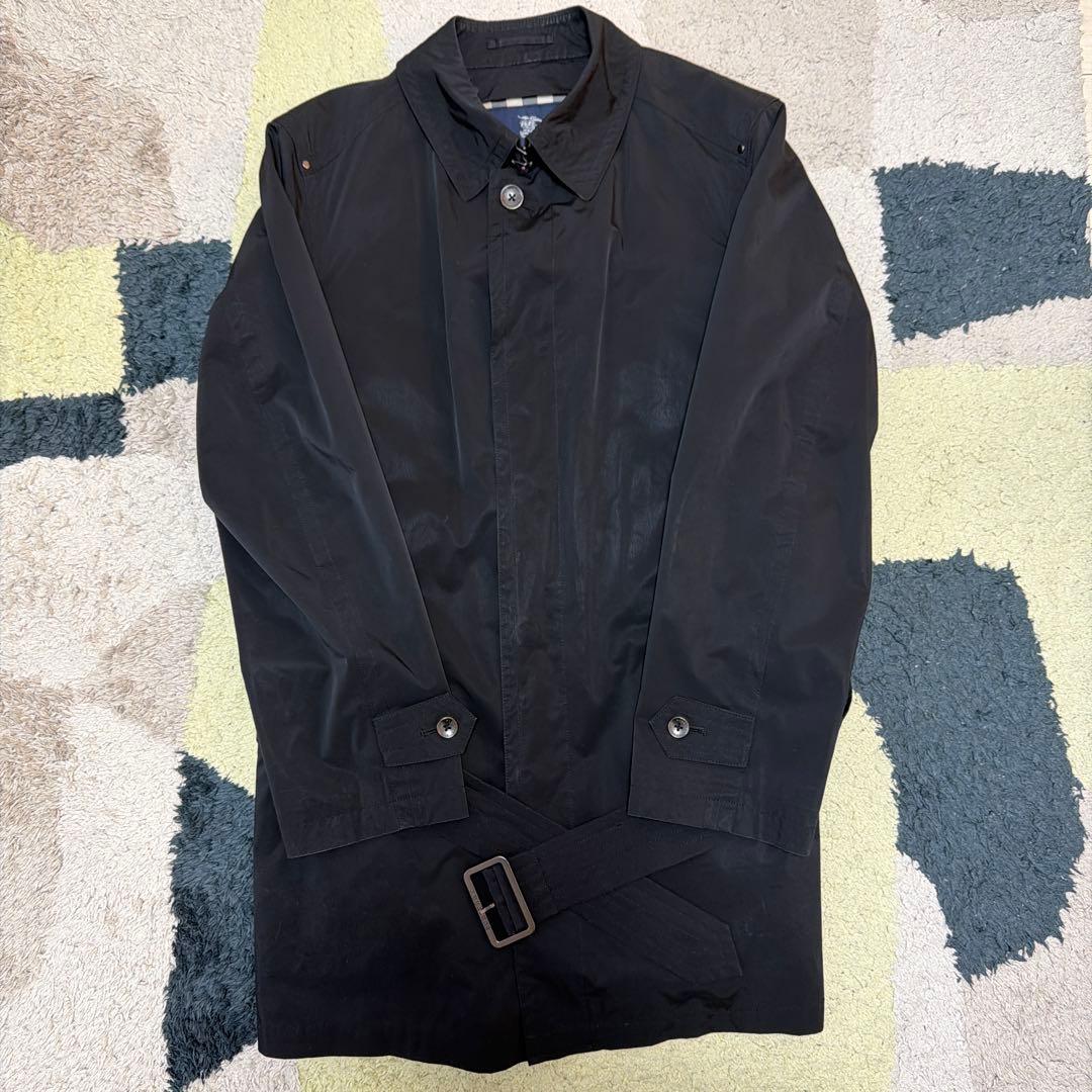 Burberry ブラック トレンチコート ベルト付き