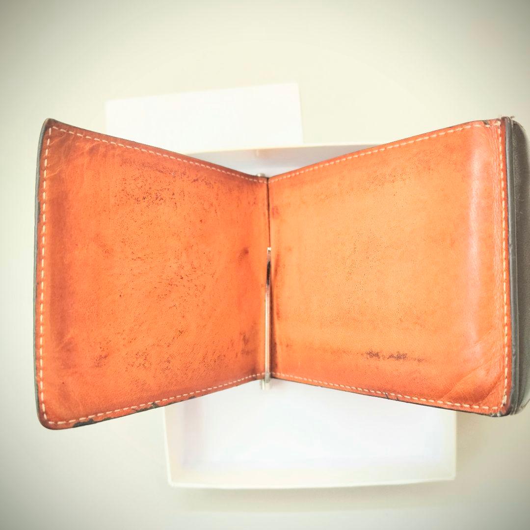 Maison Margiela メゾンマルジェラダークブラウン マネークリップ