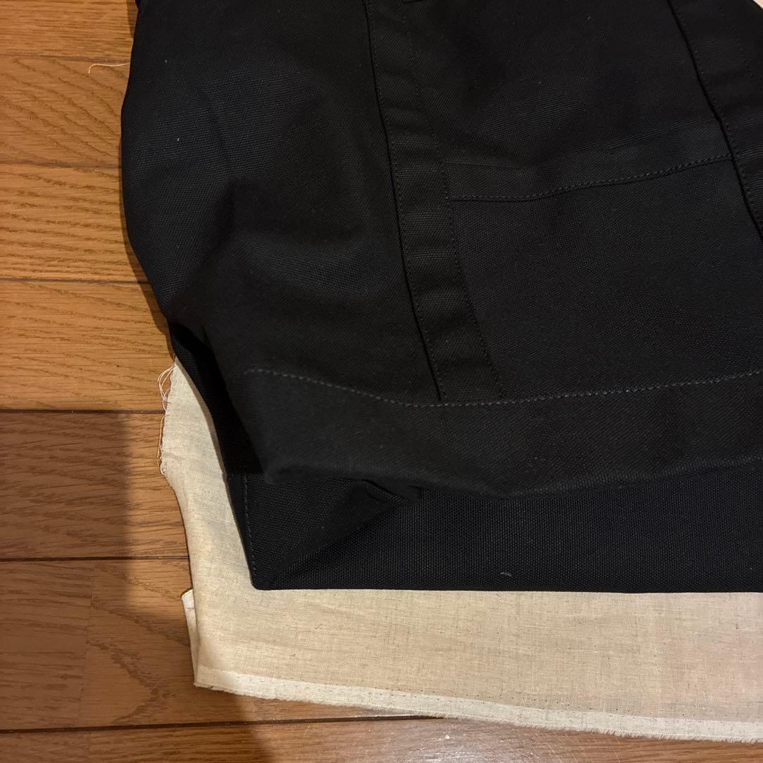 R&D.M.Co. ブラック トートバッグ LLサイズ