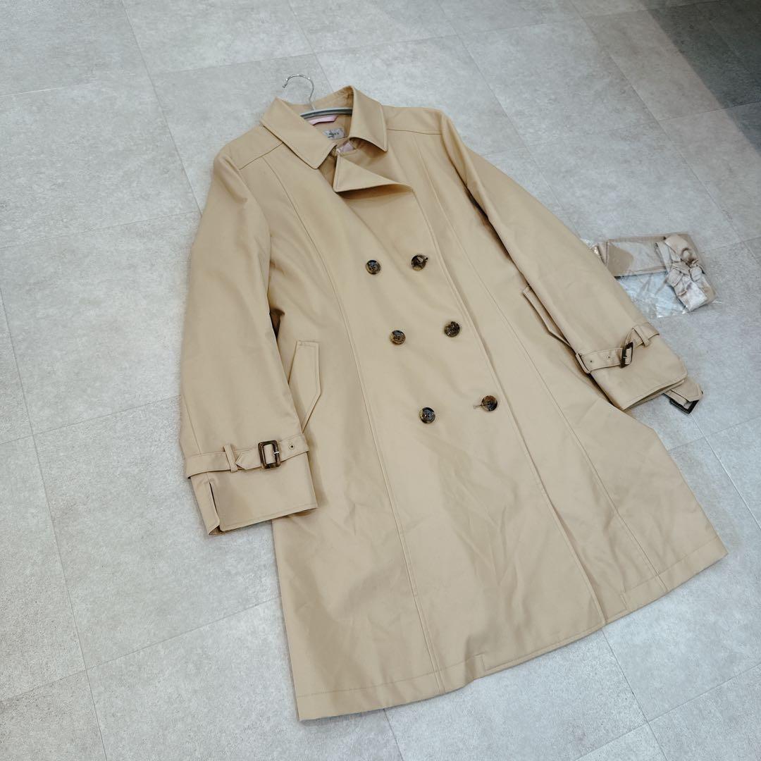 【✨新品タグ付き✨】4wayダブルトレンチコート ベージュ　大きいサイズ　6L