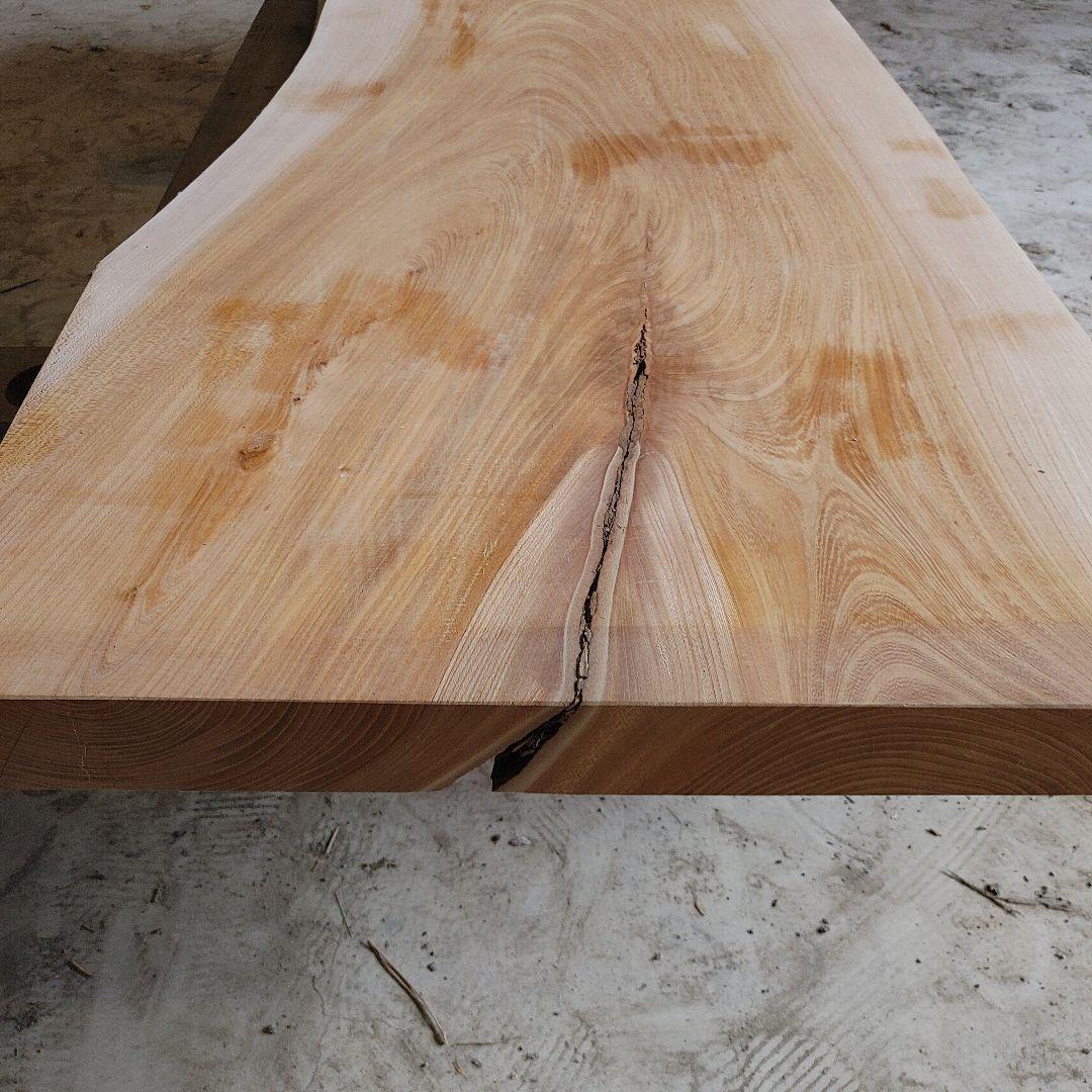 送料込み　一枚板　欅　ケヤキ　無垢材　天板　テーブル　カウンター DIY番号39