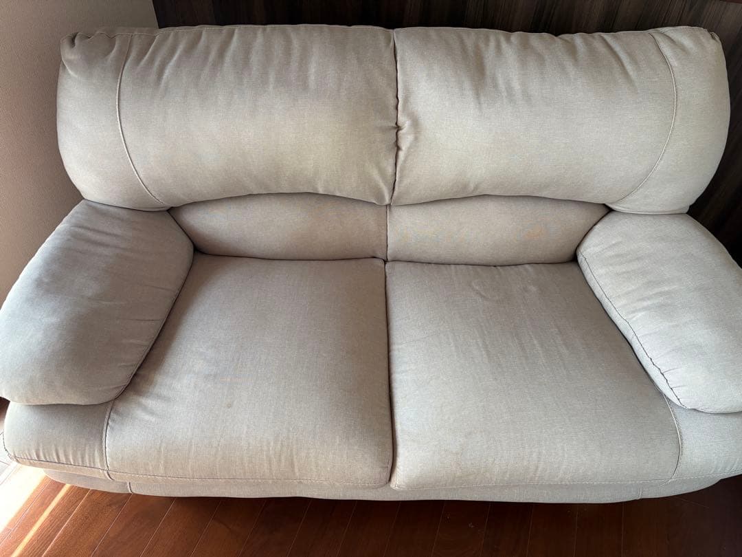 ソファ　2人掛けソファ　グレー系