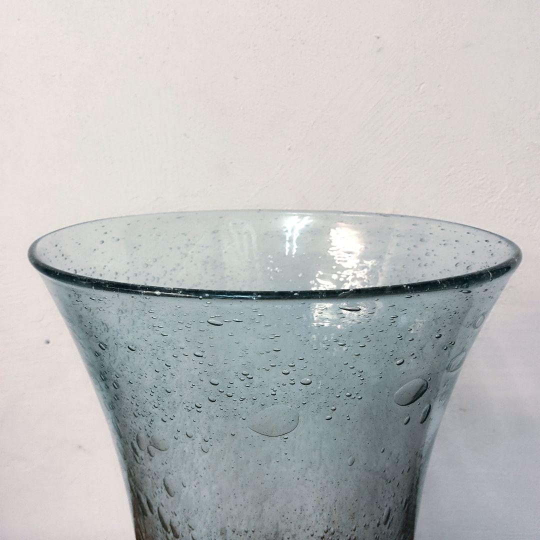 France【Biot】吹きガラス フラワーベース 花瓶　大型