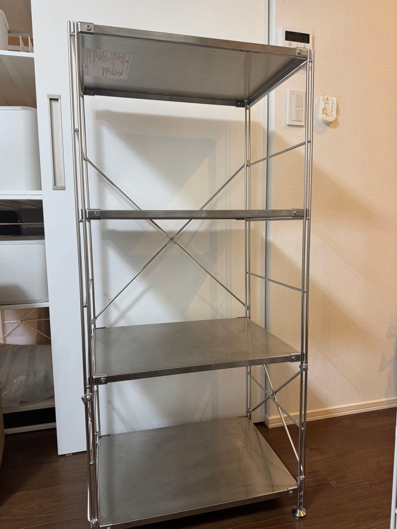 ステンレスユニットシェルフ　ステンレス棚セット　中