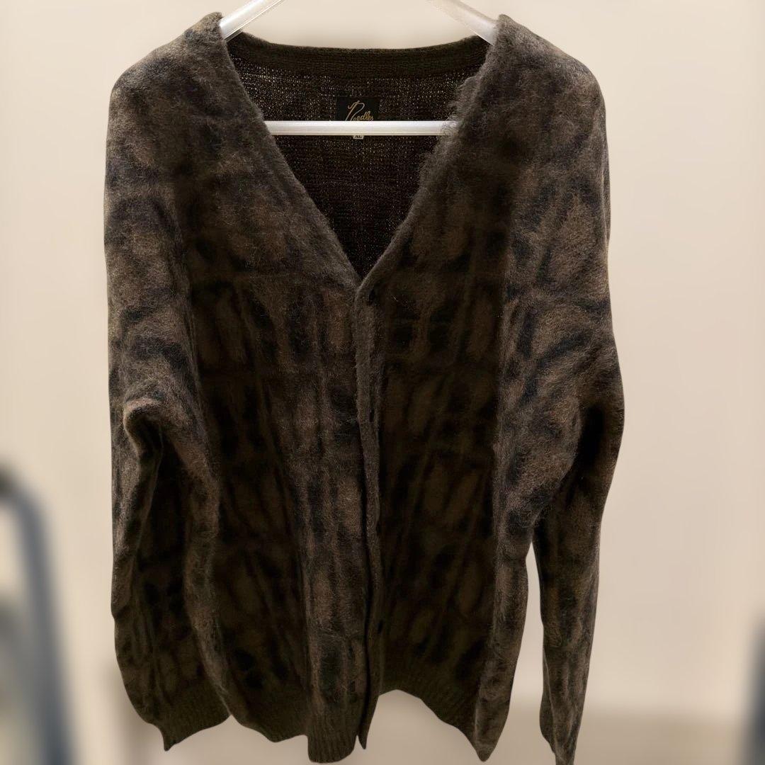 ニードルズモヘアカーディガンパピヨン柄XL新品