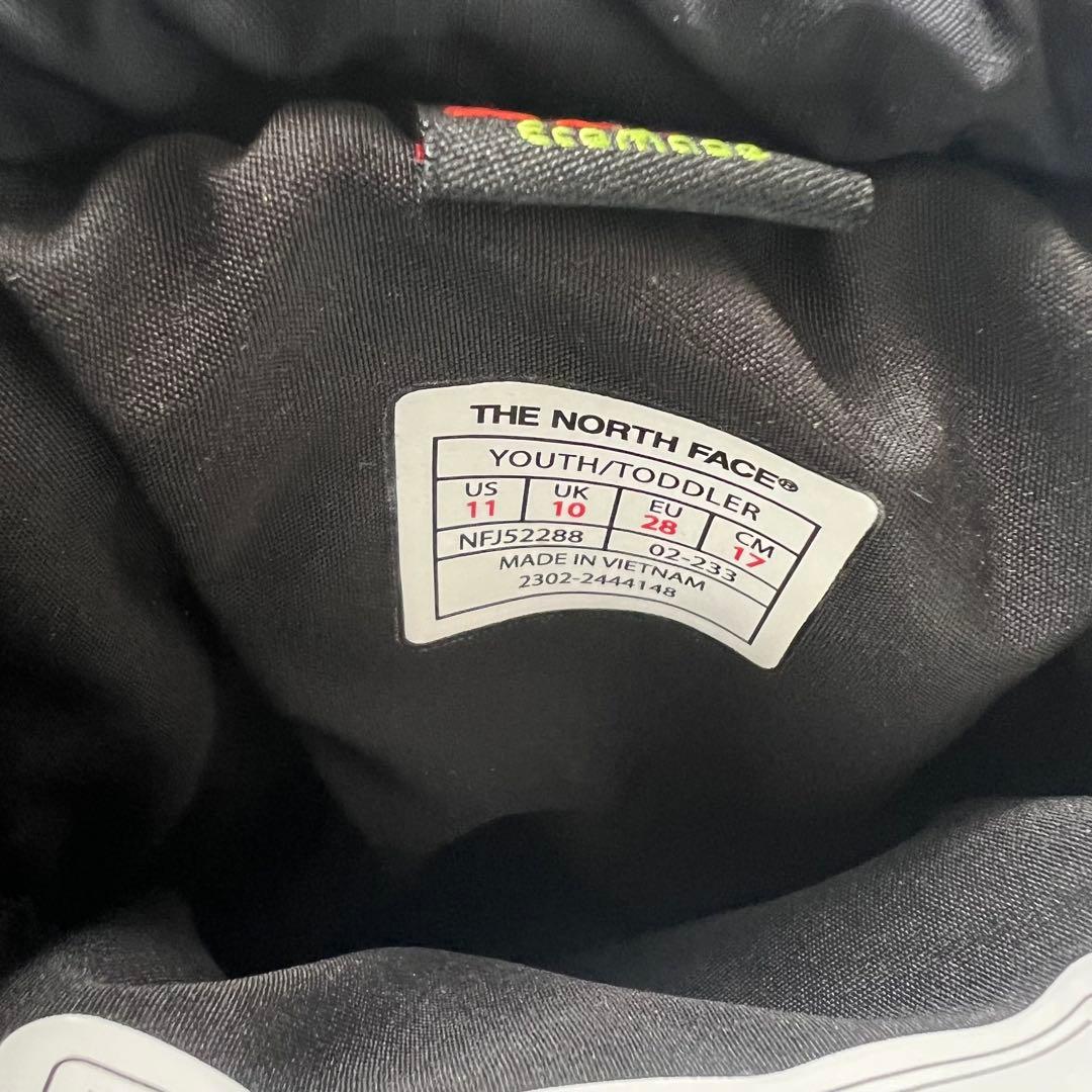 【新品】ノースフェイス キッズ ブーツ 靴 ヌプシ ブラック ジュニア 防寒