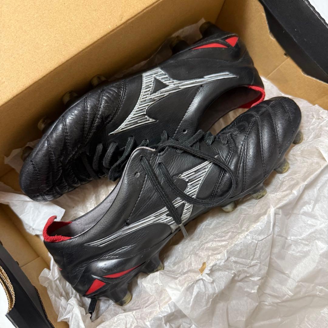 Ark 　Mizuno モレリアネオIV ブラックxレッド23cm