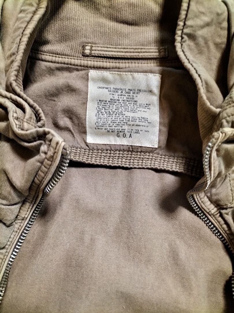 GOA！フード付きミリタリージャケット