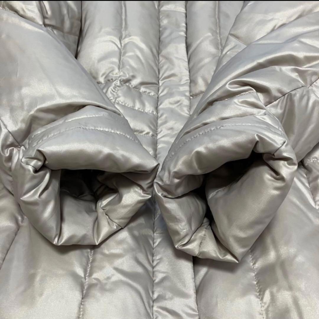 極美品 23区 ダウンロングコート ショールカラー ベルトAライン 大きい 48