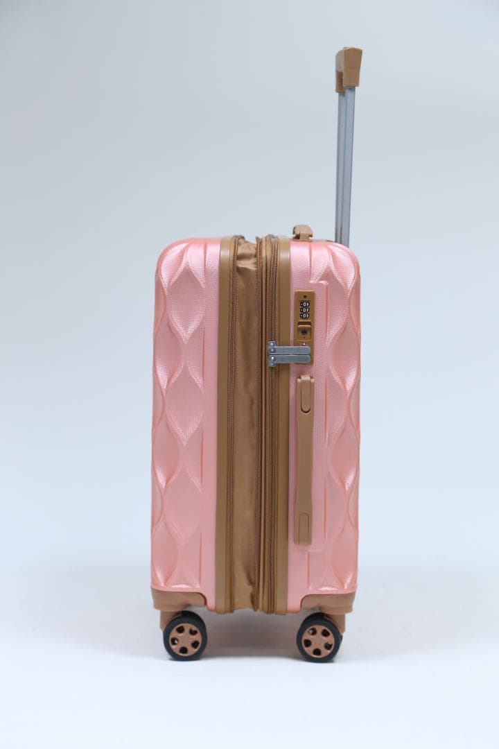軽量Lサイズ　静音8輪　キャリーバッグ　スーツケース　キャリーケース ピンク