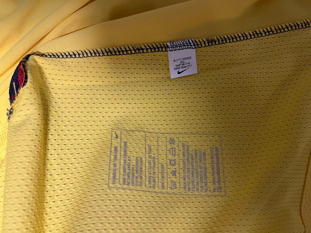 超希少 正規品 17/18 PSG アウェイ エムバペ 選手支給用 ユニフォーム