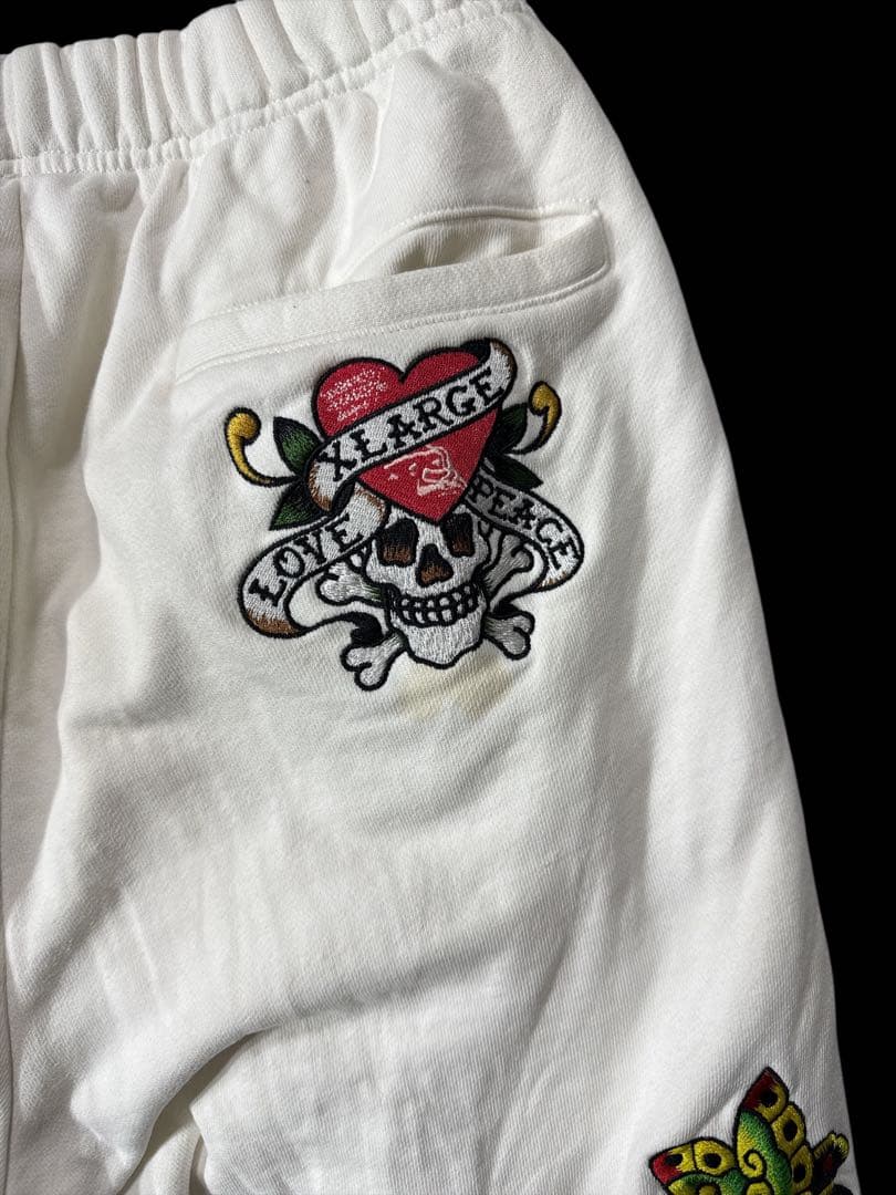 S*i様 XLARGE × EdHardy ラインストーン スウェット パーカー