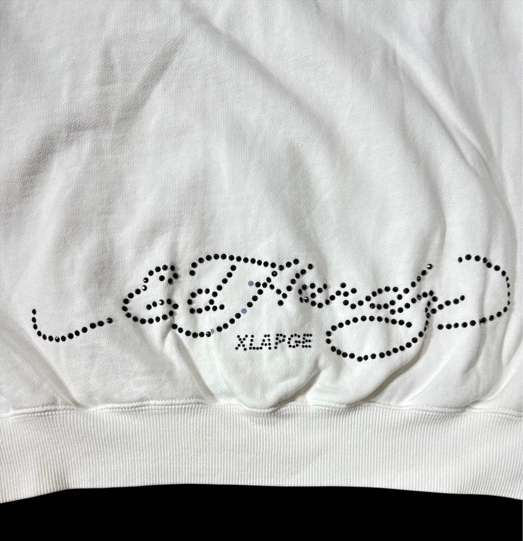 S*i様 XLARGE × EdHardy ラインストーン スウェット パーカー