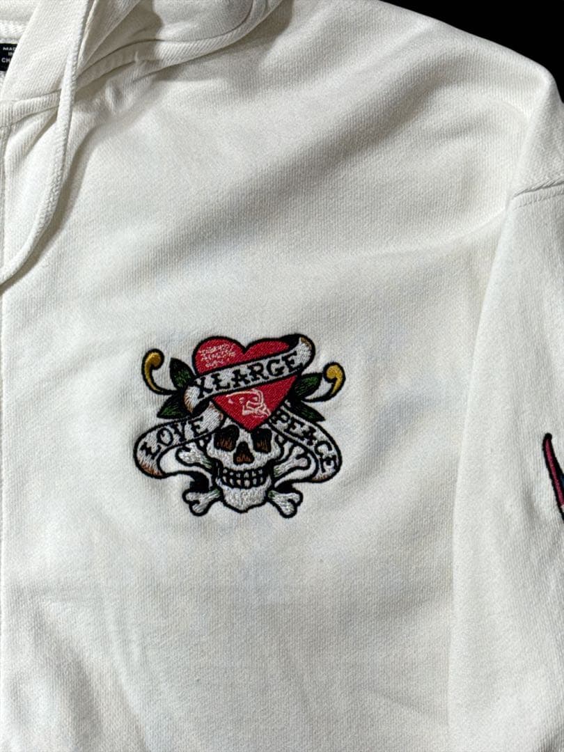 S*i様 XLARGE × EdHardy ラインストーン スウェット パーカー