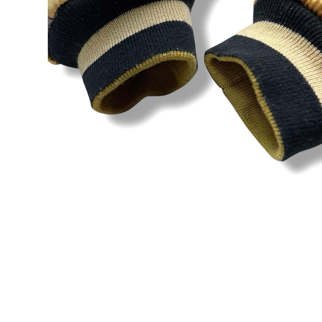 希少 テーラー東洋 スカジャン 別珍 リバーシブル USMC ×虎 刺繍 L