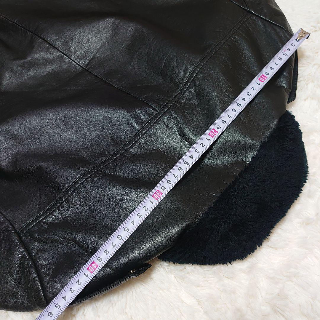 G-1 ミリタリー 牛革 フライトジャケット 襟ボア 裏地ボア