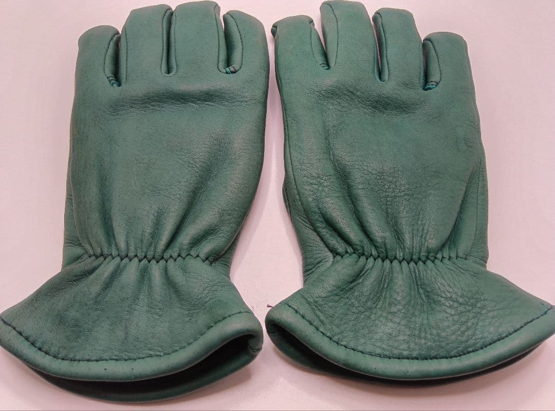 タ*ん様 新品チャーチルChurchillグローブ手袋ライナー付M米国製グリーン