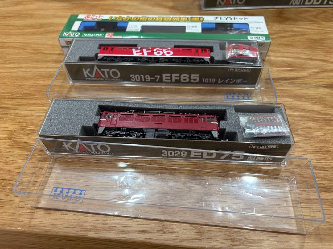 KATO ED75 EF65 チビ凸　いなかの街の貨物列車　Nゲージ　まとめ売り