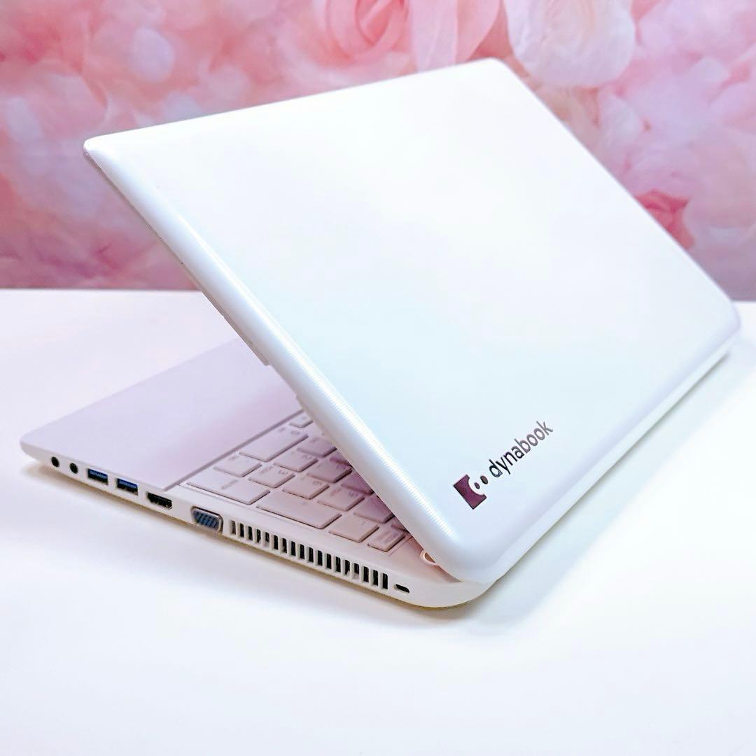 新品SSDで爆速✨windows11 ノートパソコン✨オフィス カメラ ホワイト