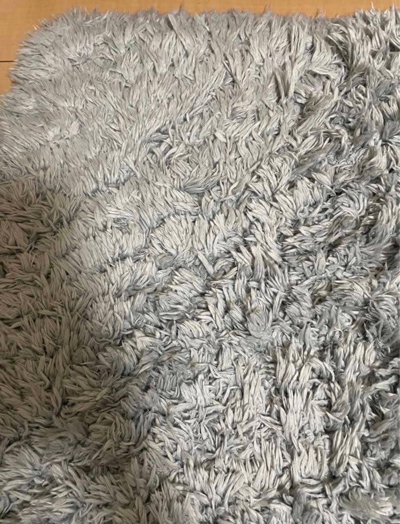 ナフコ カーペット シャギーラグ 200×240 ブルー