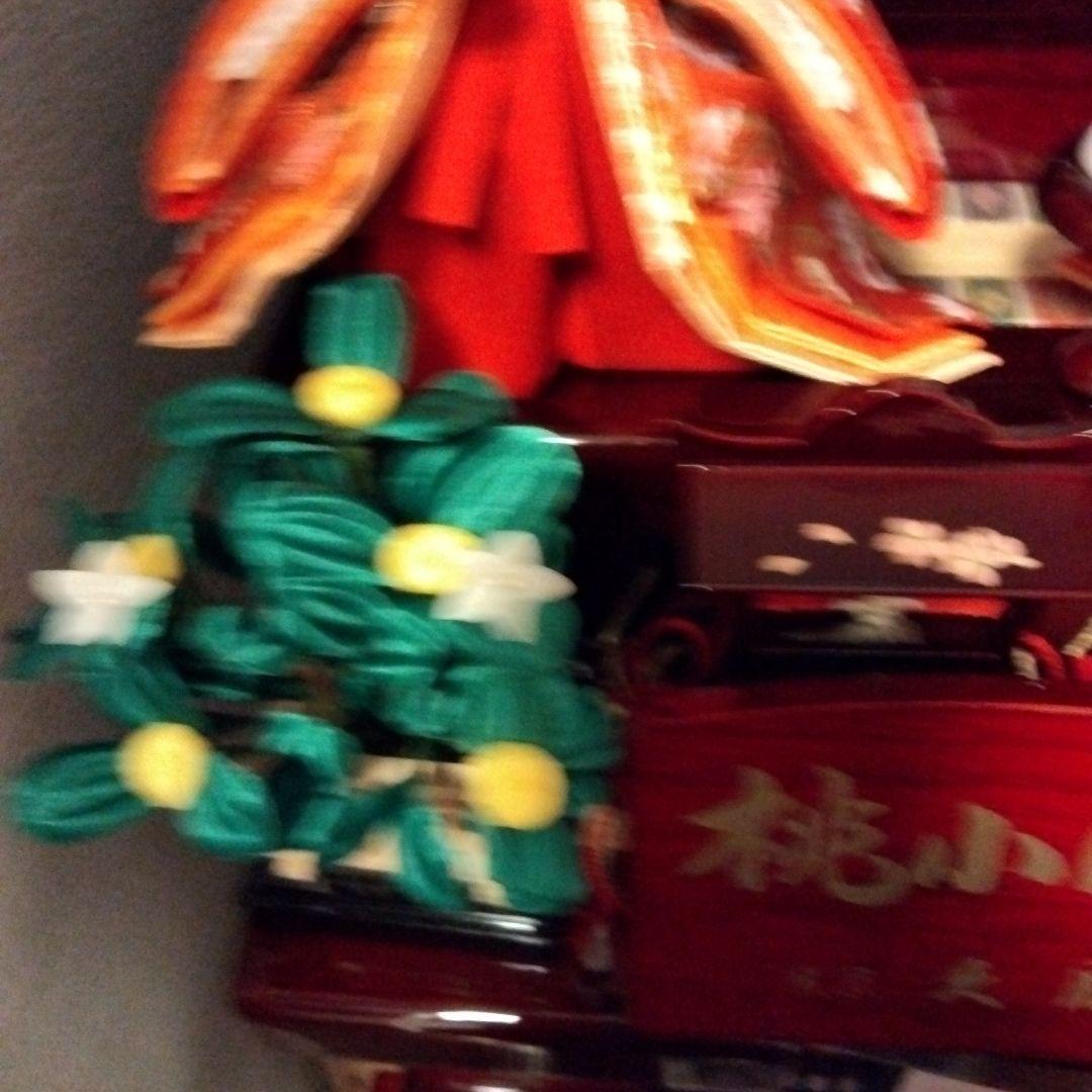 雛人形　桃小町　五人収納飾り　久月