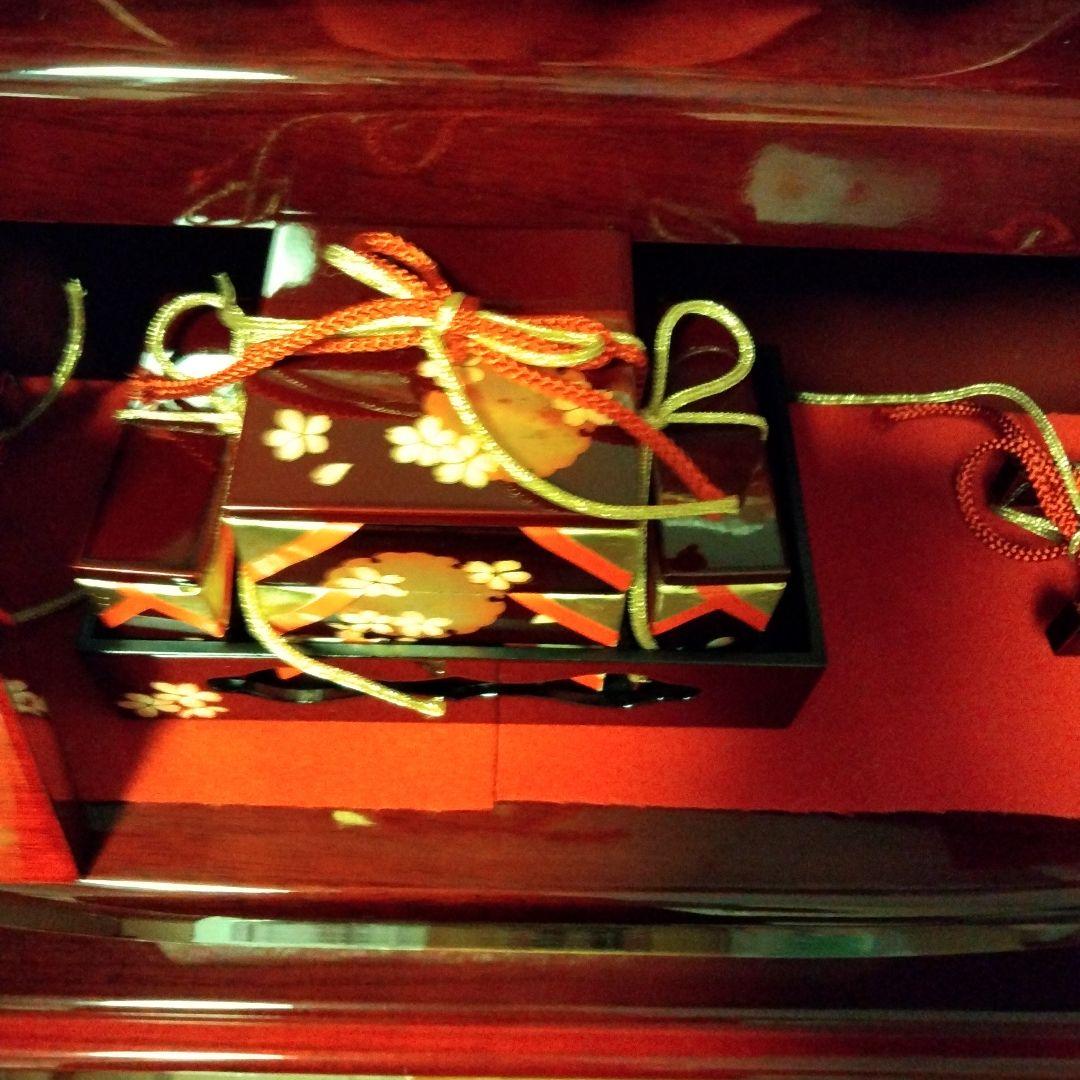 雛人形　桃小町　五人収納飾り　久月