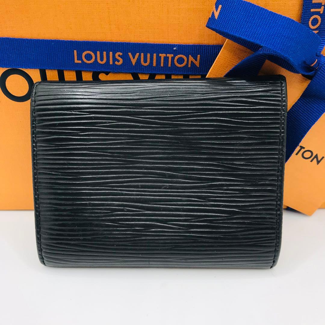 ルイヴィトン✨エピ 黒 ポルトモネ サーンプル ケース ブラック ノワール
