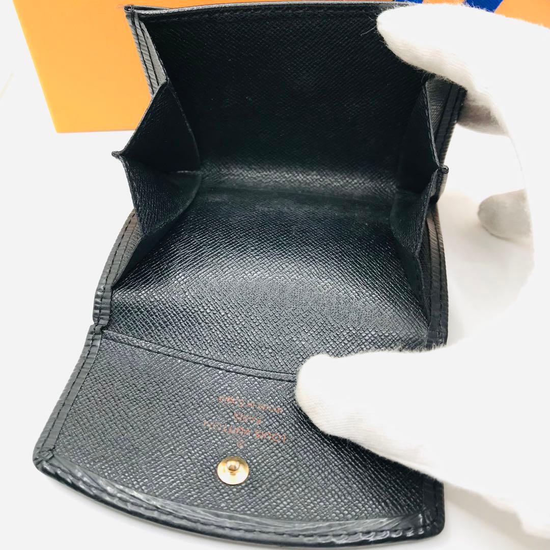 ルイヴィトン✨エピ 黒 ポルトモネ サーンプル ケース ブラック ノワール