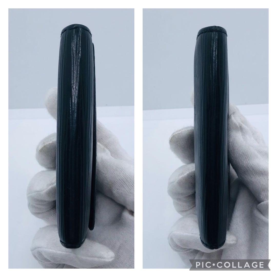 ルイヴィトン✨エピ 黒 ポルトモネ サーンプル ケース ブラック ノワール