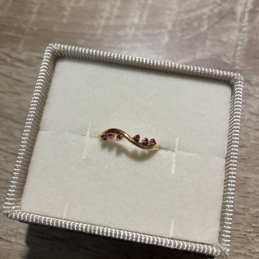 M*♪様 ete ピンキーリング ルビー