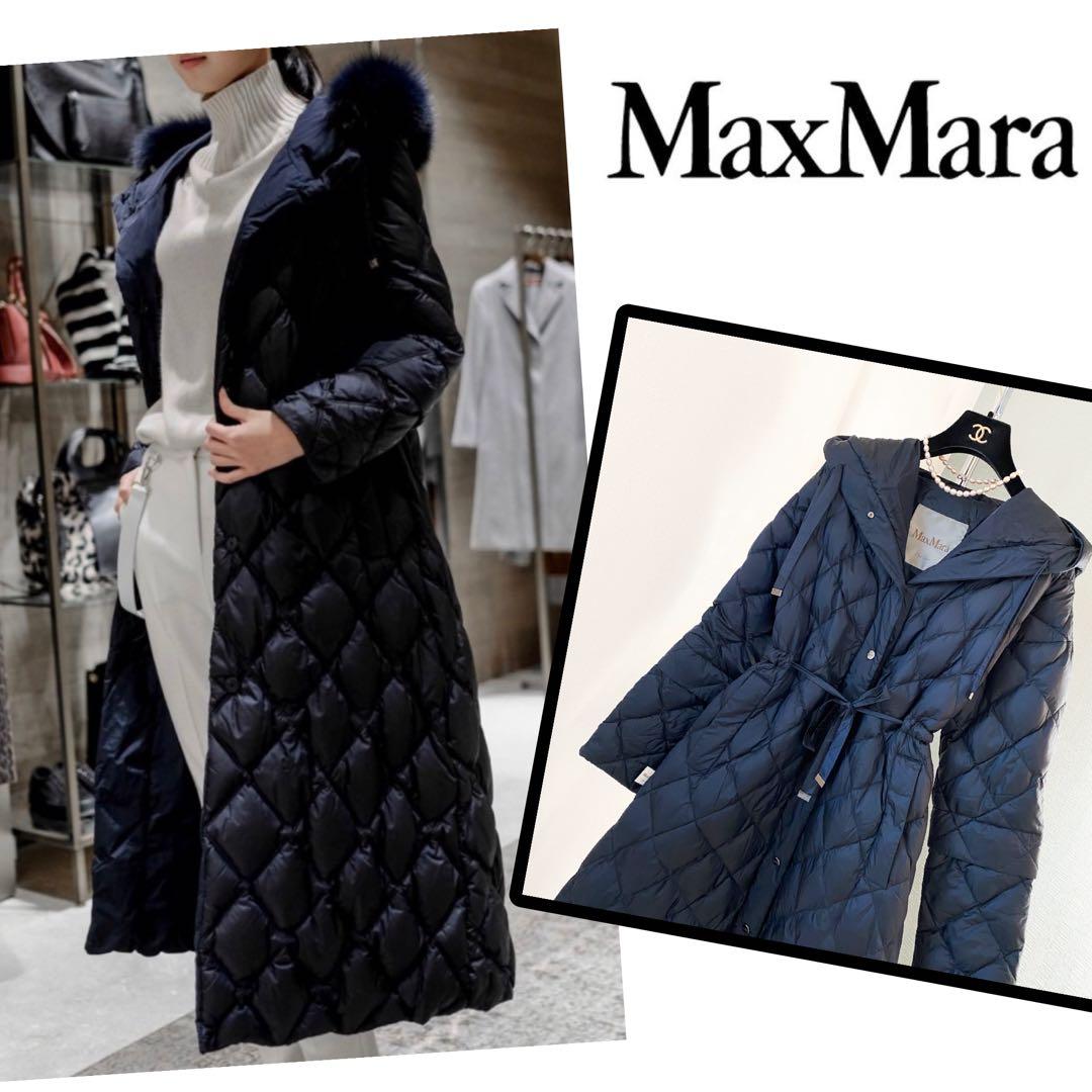 ★美品★マックスマーラ The Cube フーデッドダウンコート★