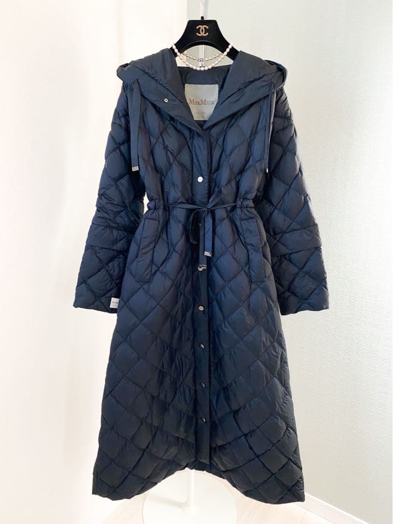★美品★マックスマーラ The Cube フーデッドダウンコート★