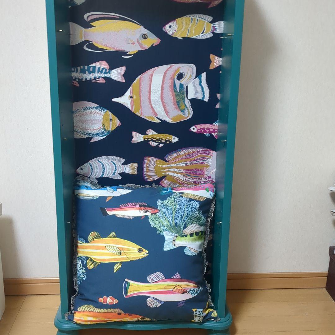 値下げしました☆素敵な魚のブックシェルフ（１９３０年）