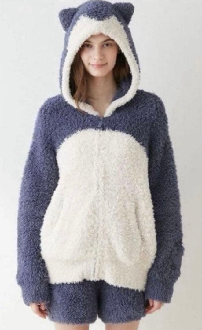 ジェラートピケ カビゴンパーカ＆ショートパンツセット レディース　ジェラピケ