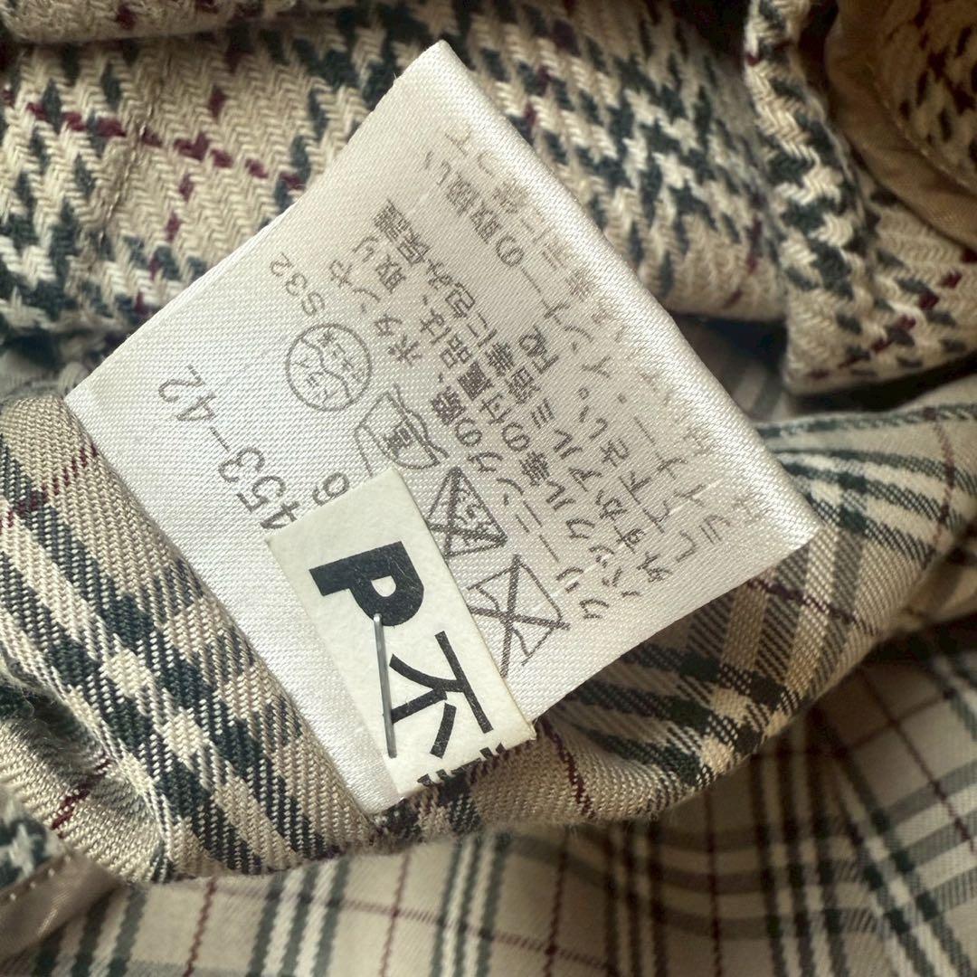 バーバリーブルーレーベル　ライナー　トレンチコート　36 ハニーベージュ