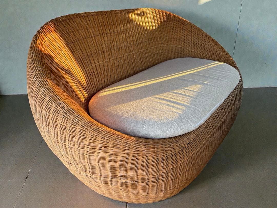 山川ラタン YMK 剣持勇 ラブシート C-3150-L 2人掛けソファ