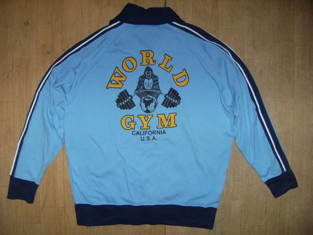 80年代★ゴールドジム,ボディビル,プロレス,ワールドジム ジャージ 筋トレ