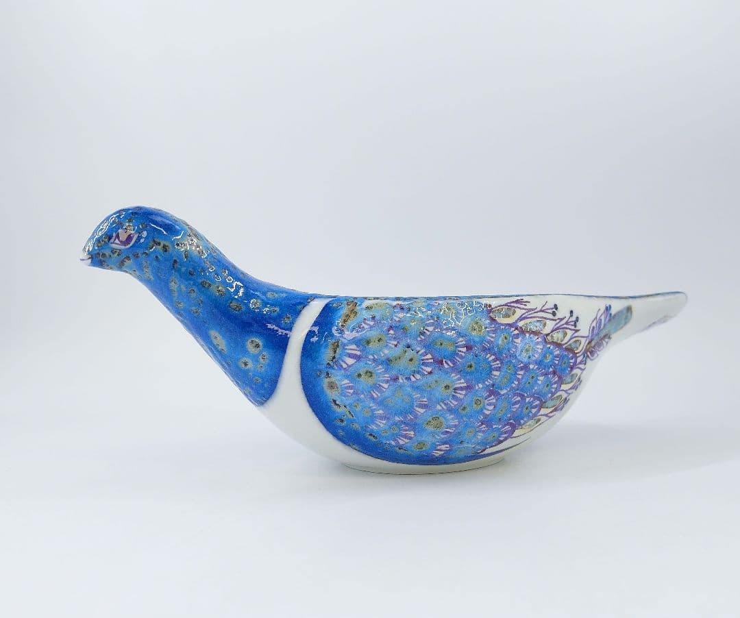 レア!! ロイヤルコペンハーゲン テネラシリーズ 孔雀 鳩型 ボウル 小物入