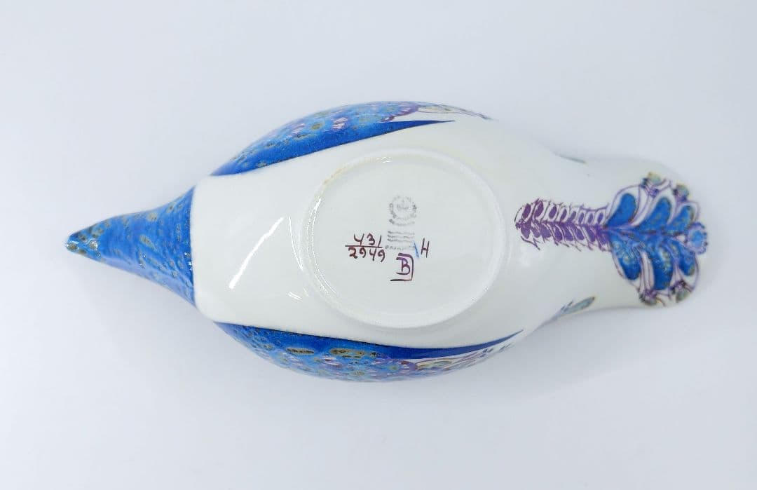 レア!! ロイヤルコペンハーゲン テネラシリーズ 孔雀 鳩型 ボウル 小物入