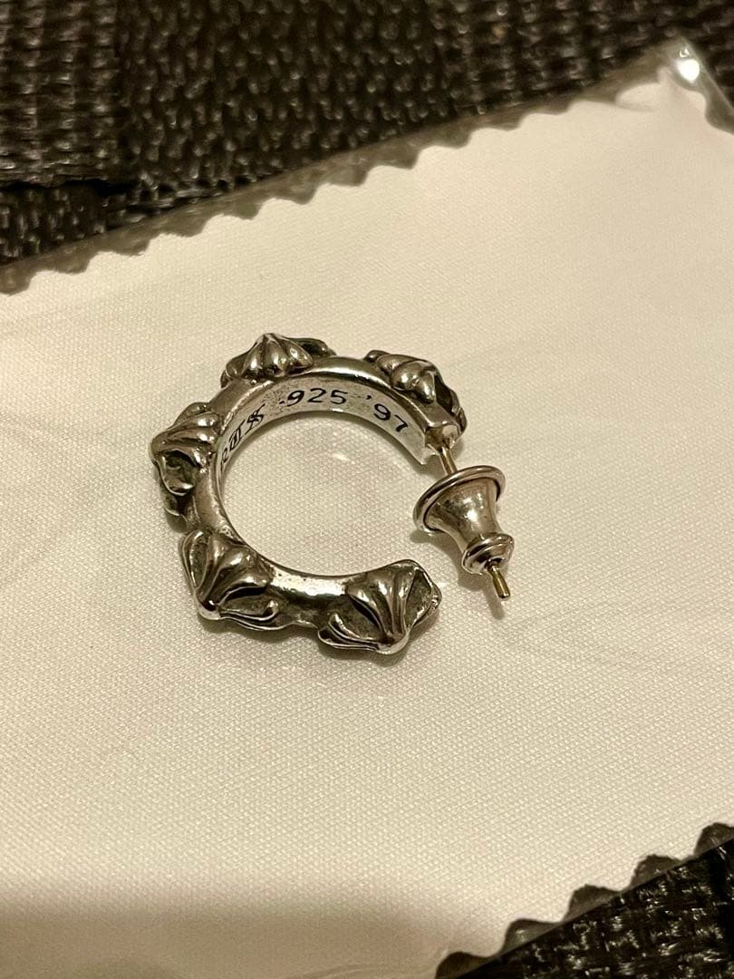 クロムハーツ CHクロスフープイヤリング(ピアス)