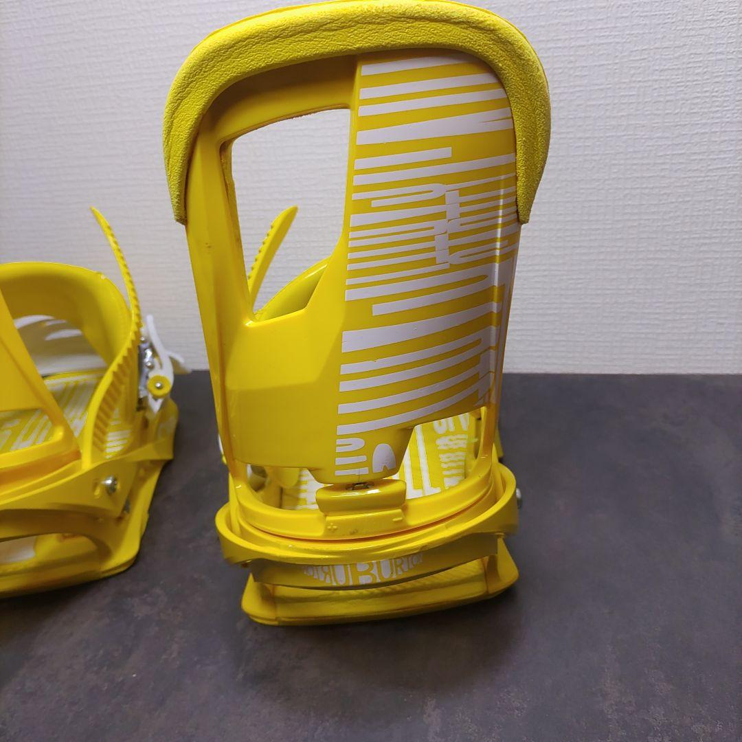 美品　BURTON CARTEL Mサイズ ビンディング イエロー