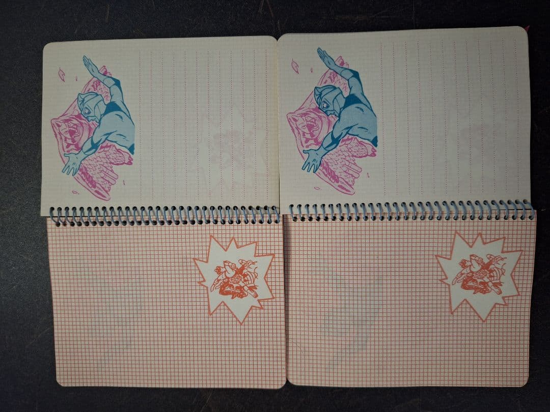 ミラーマンメモ帳 キャラクターイラスト付き 15点セット　個別販売可