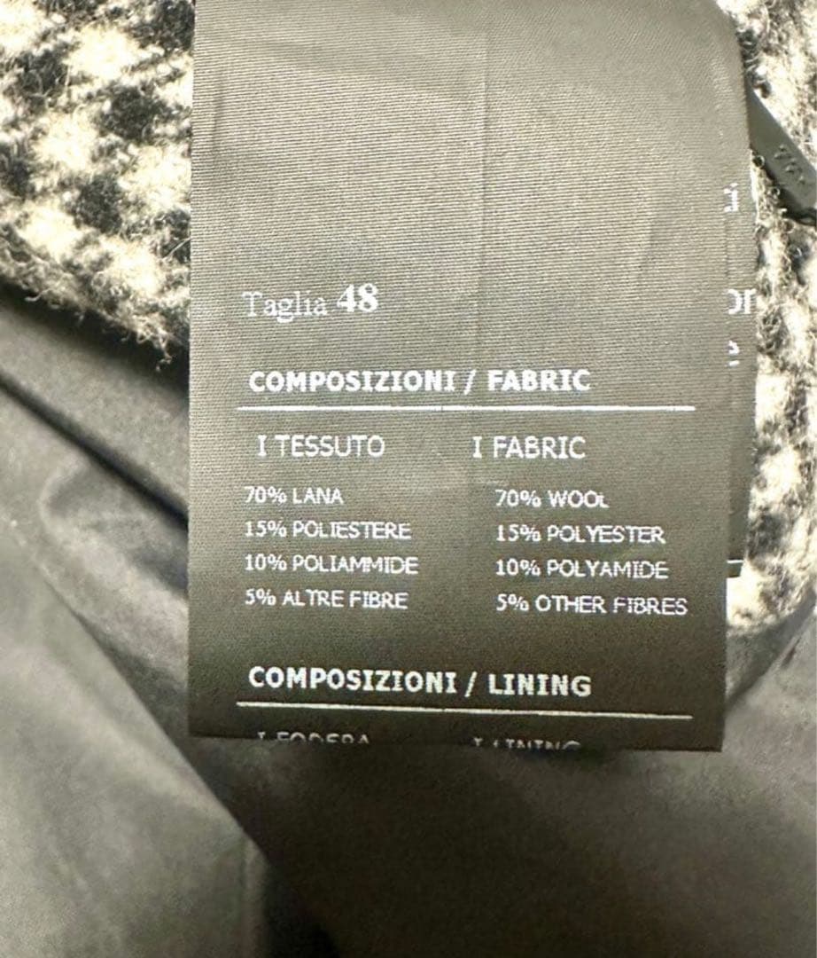 hevo 48 hevo シングルベルテッドコート OSTUNI 48 干場