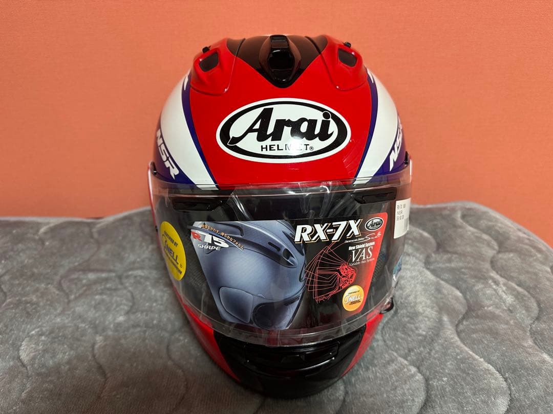 新品アライ ヘルメットRX-7X HONDA NSR250R 誕生30年周年記念