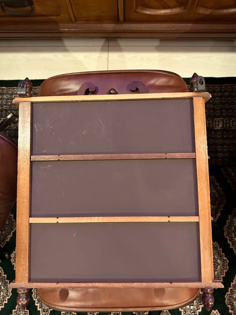 アメリカ製　ヴィンテージ　ミッドセンチュリー　背面ミラーコレクションケ