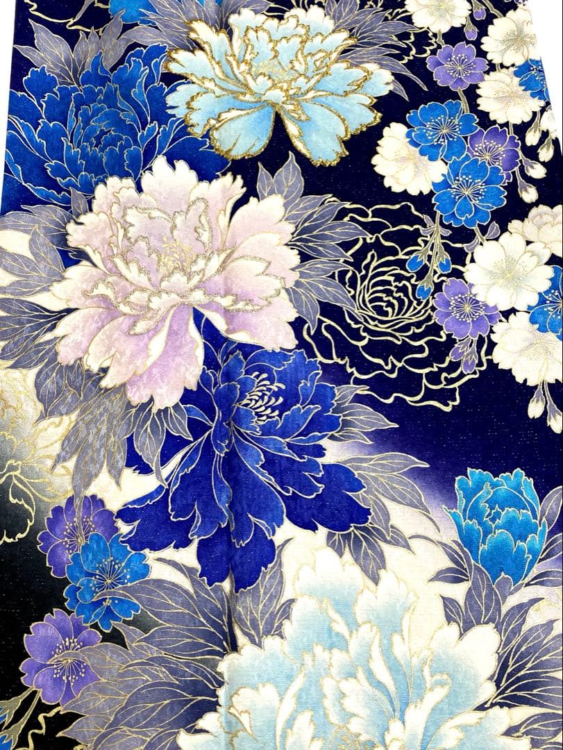 振袖 豪華 金駒 銀駒 金彩 銀通し身丈168cm 撥水加工済