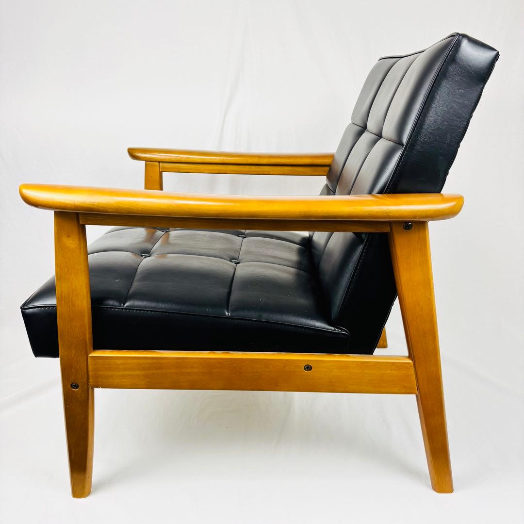 【カリモク60】Kチェア　1シーター　スタンダードブラック　1人がけ