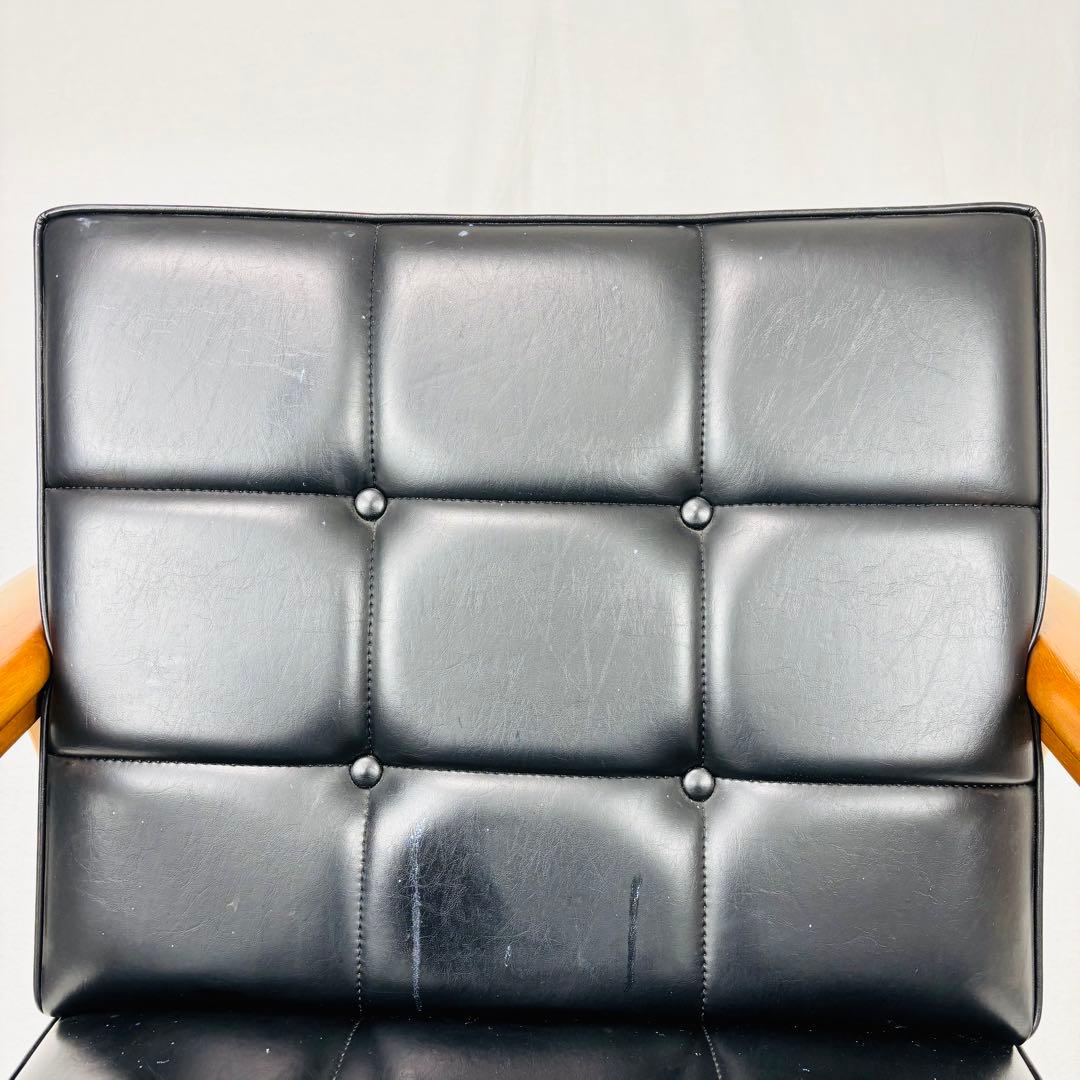 【カリモク60】Kチェア　1シーター　スタンダードブラック　1人がけ